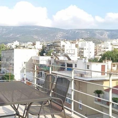 דירות אתונה Blue -Spacious 1Bdr Corner Flat/Balcony/View מראה חיצוני תמונה