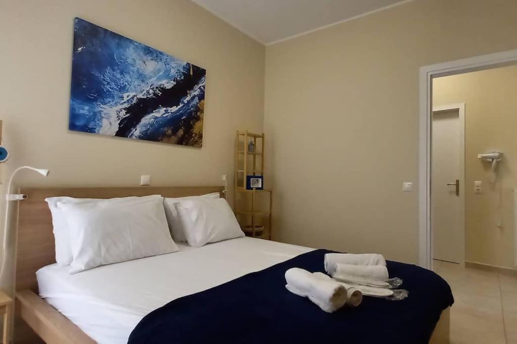 דירות אתונה Blue -Spacious 1Bdr Corner Flat/Balcony/View מראה חיצוני תמונה